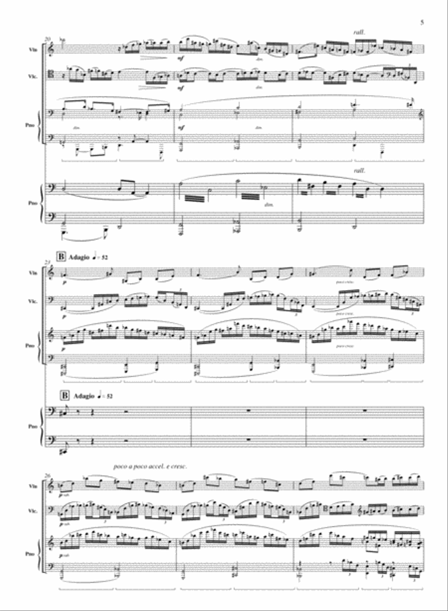 Triple concerto op. 69 (piano red) Orchestra scores gallery preview page 5