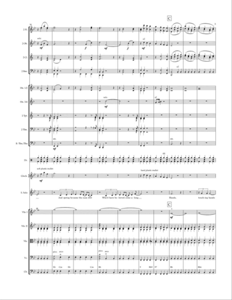Sweet Caroline Full Orchestra scores gallery preview page 3