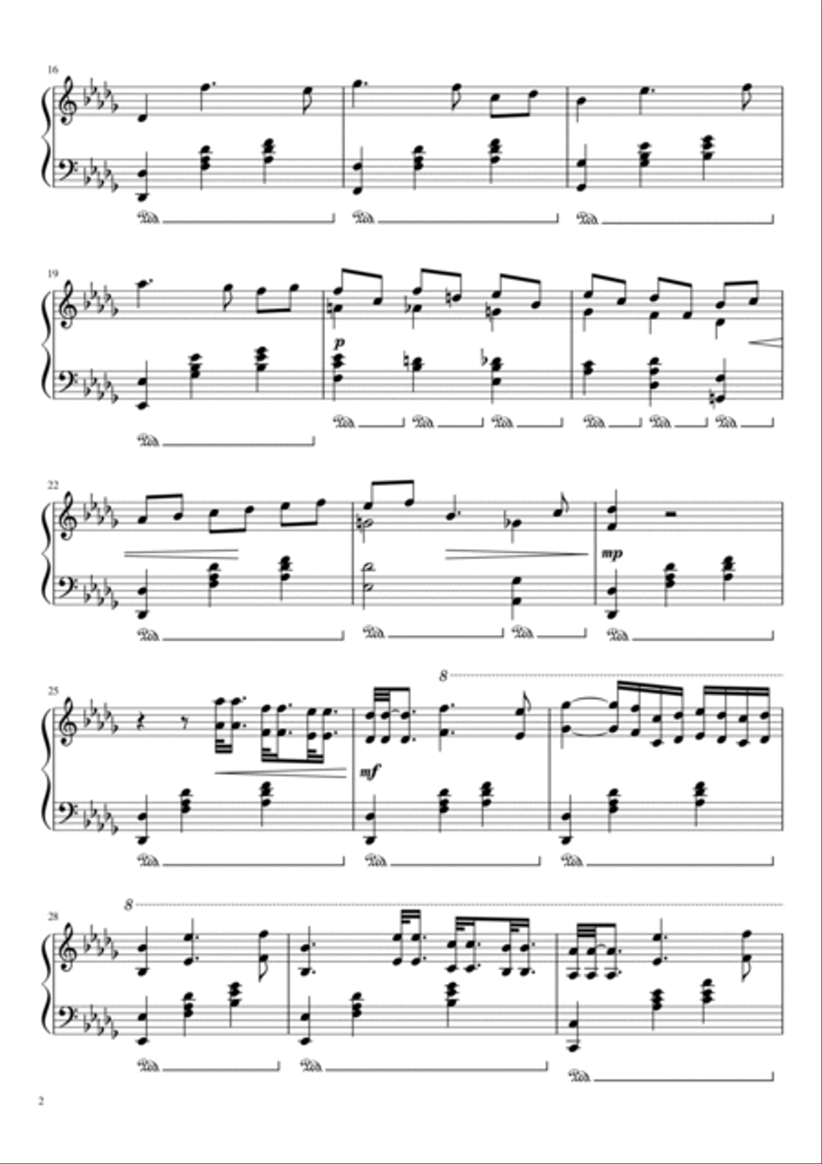 Tchaikovsky - Piano Concerto No. 1 - Op. 23 - For Easy Piano Tchaikovsky - Piano Concerto No. 1 - Op. 23 - For Easy Piano Easy Piano scores gallery preview page 2