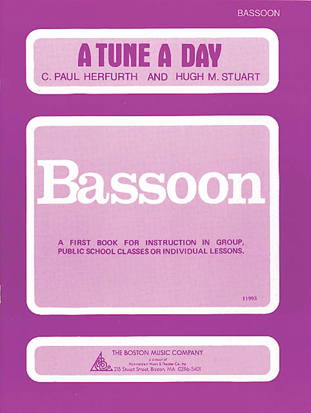 A Tune A Day, Bassoon
