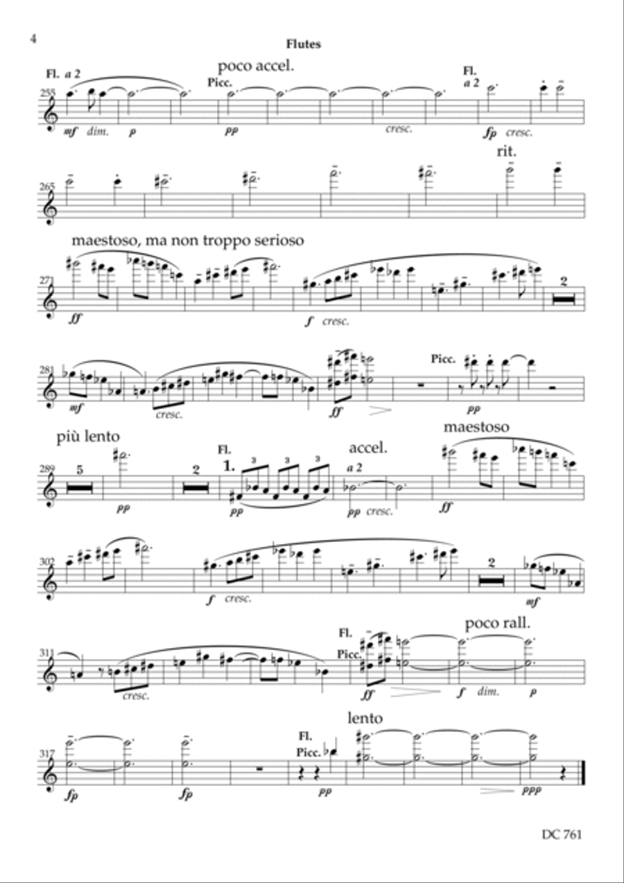 Symphony No.5 [woodwind parts] Woodwind Quintet scores gallery preview page 4