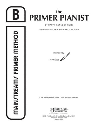 Book cover for Mainstreams - The Primer Pianist B