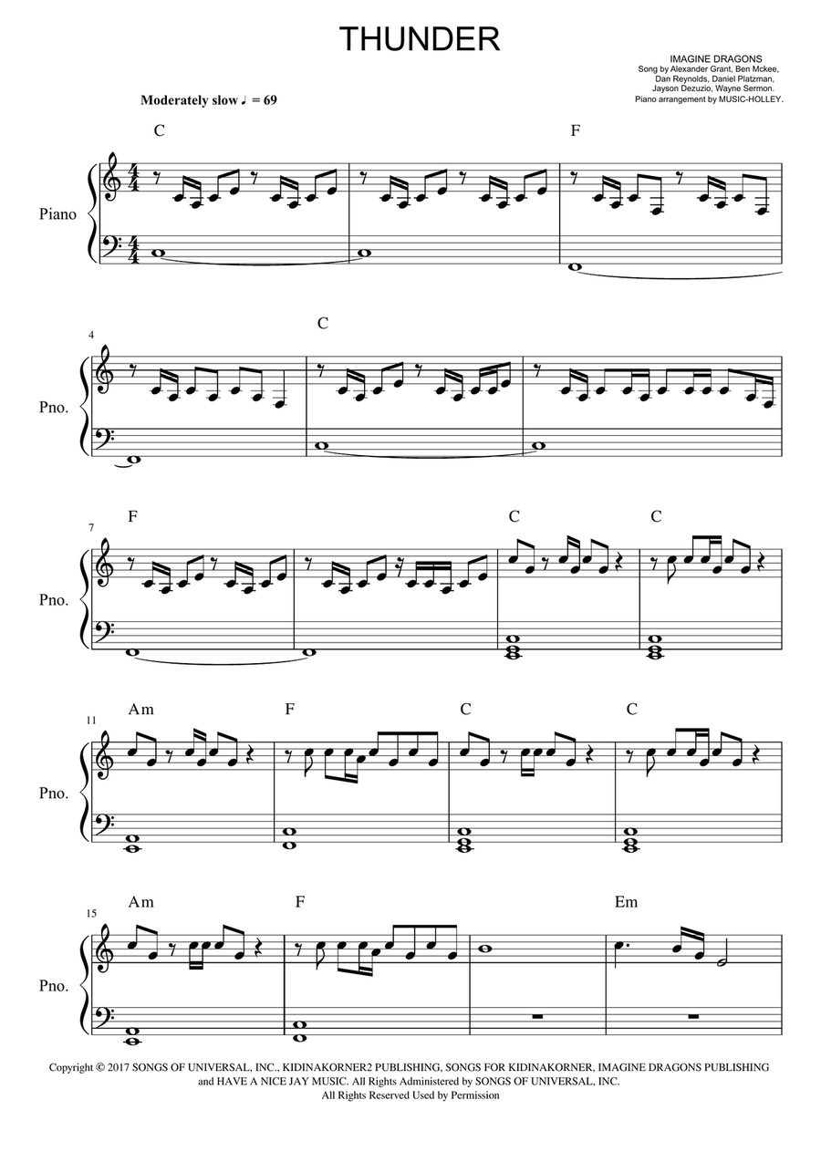 Thunder String Duet scores gallery preview page 1