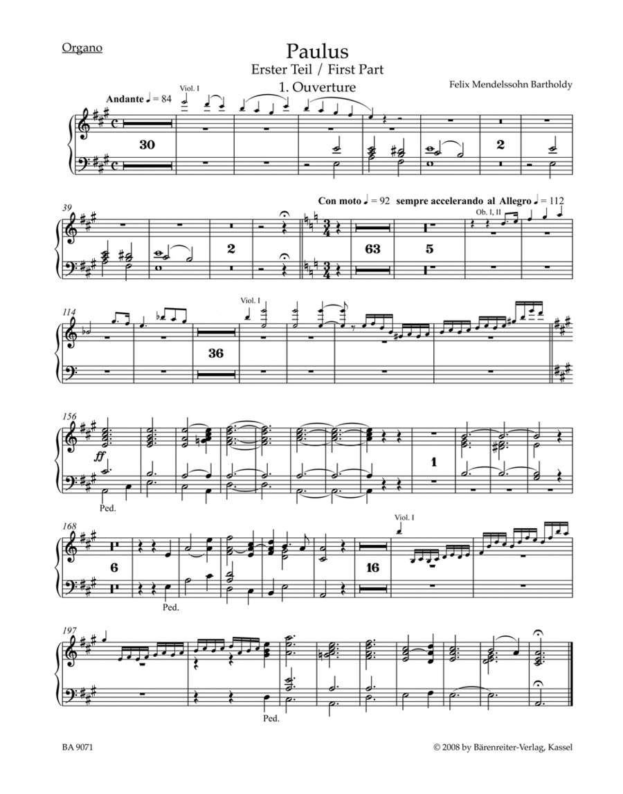 St. Paul, op. 36