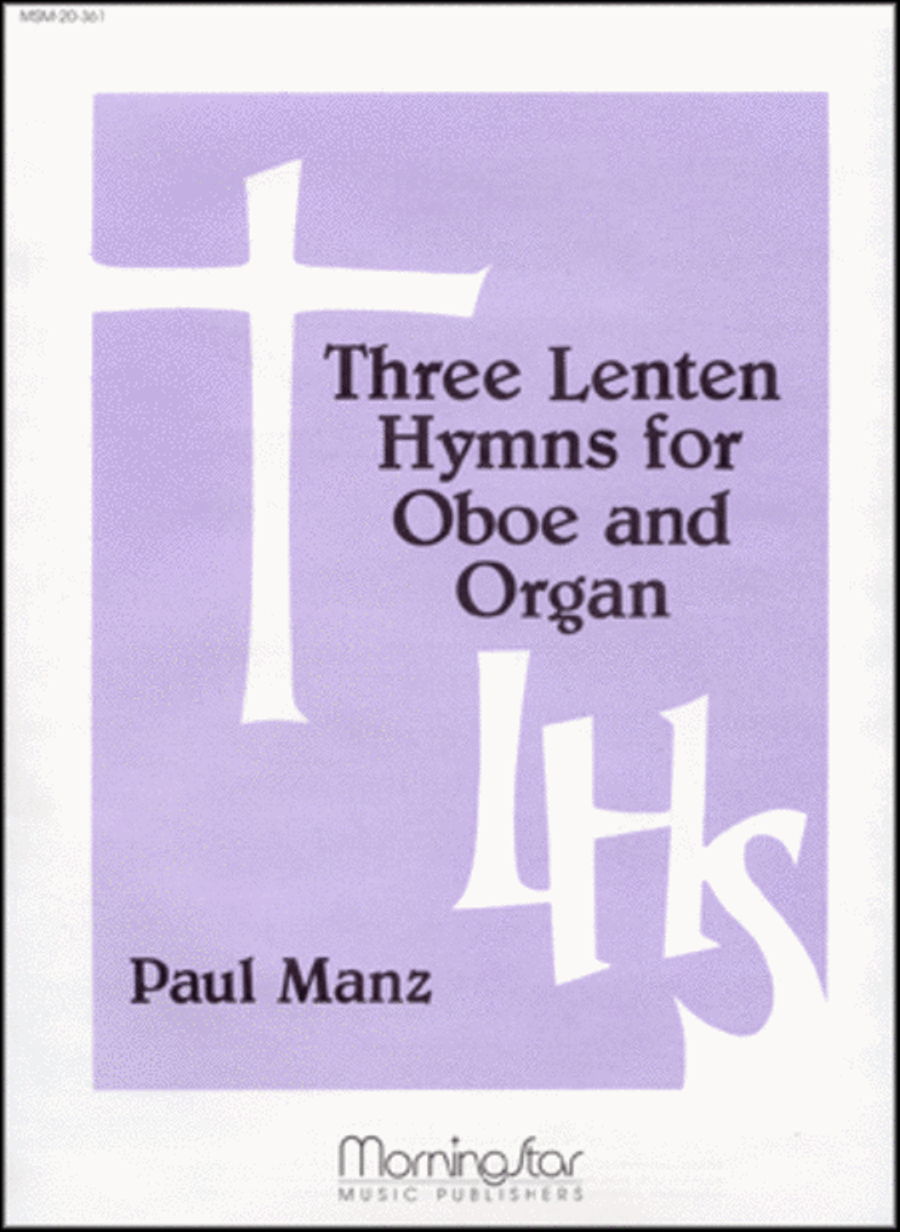 Three Lenten Hymns for Oboe and Organ Oboe scores gallery preview page 1