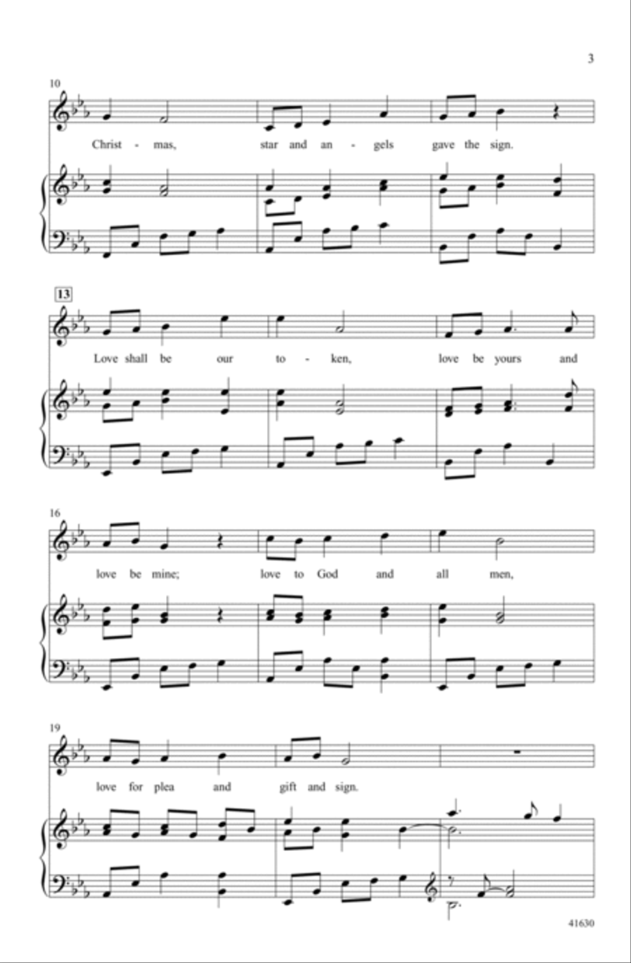 Love Came Down Love Came Down Choir scores gallery preview page 2
