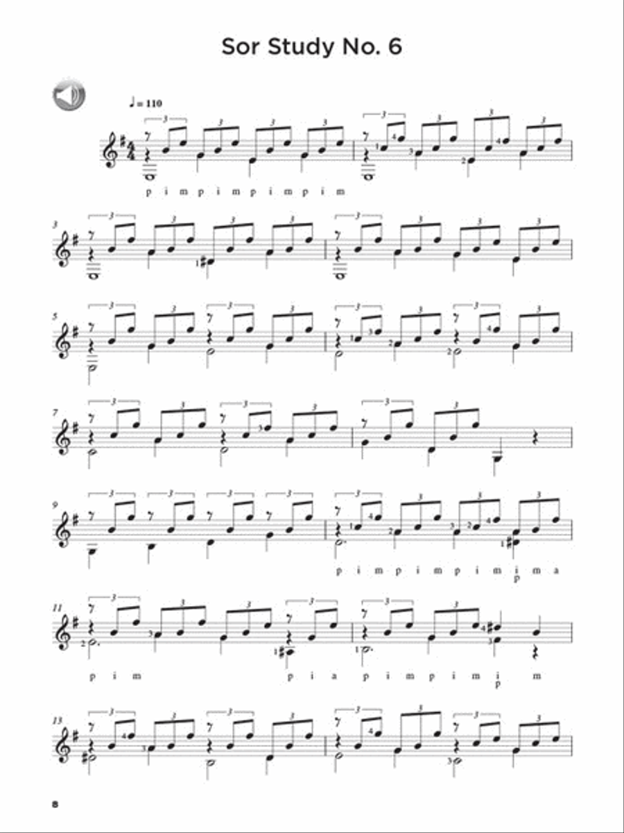 The Classical Guitar Compendium – Classical Masterpieces Arranged for Solo Guitar Acoustic Guitar scores gallery preview page 4