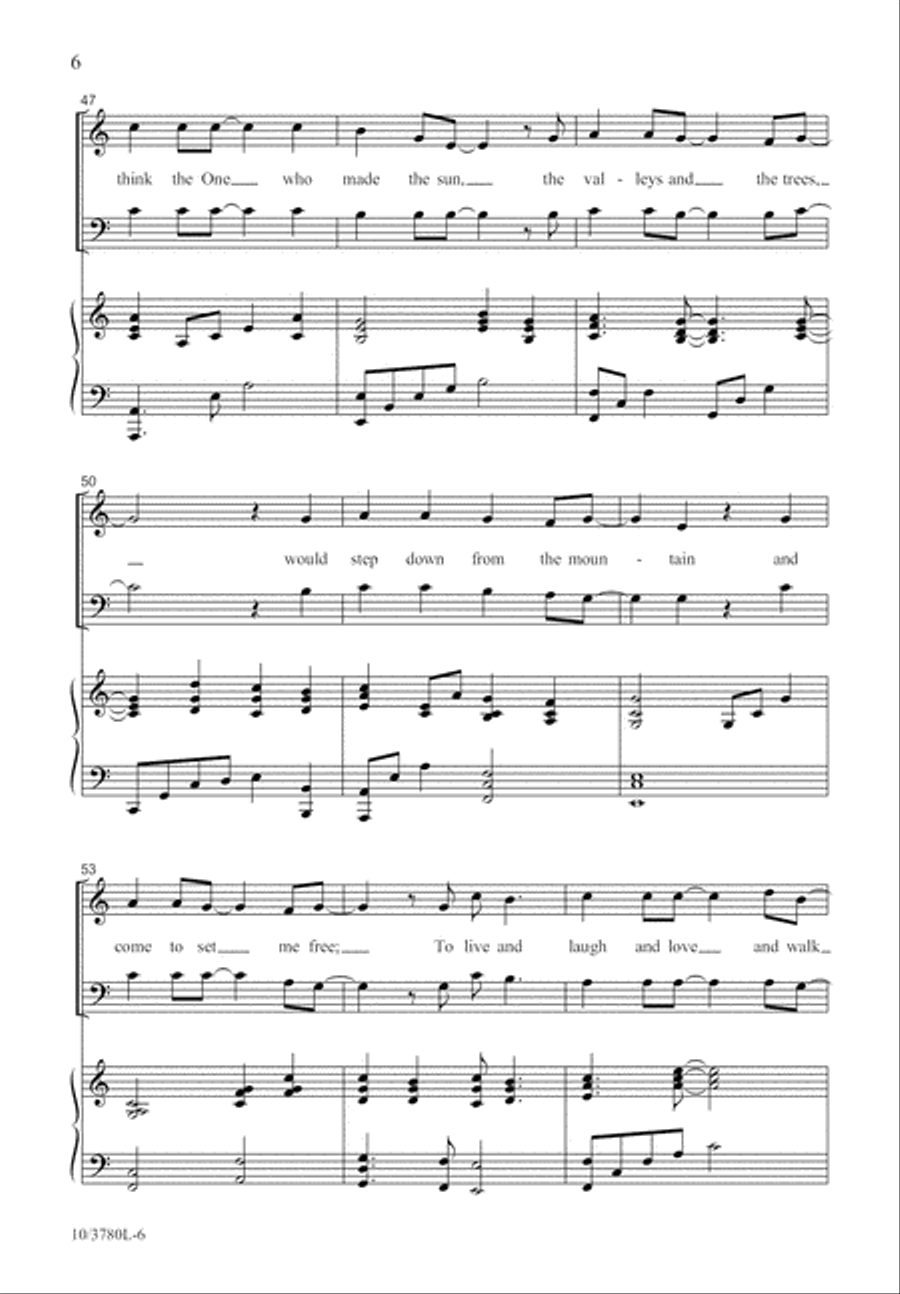 High and Lifted Up 3-Part scores gallery preview page 7