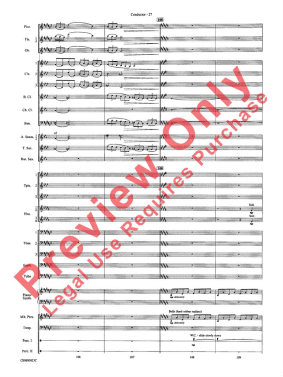 Symphonic Suite from Star Wars: Episode III Revenge of the Sith Concert Band scores gallery preview page 30