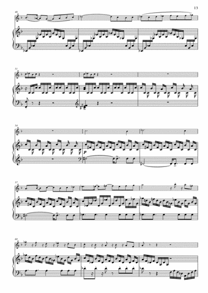 Fantasia alla latina for flute (piccolo) and piano