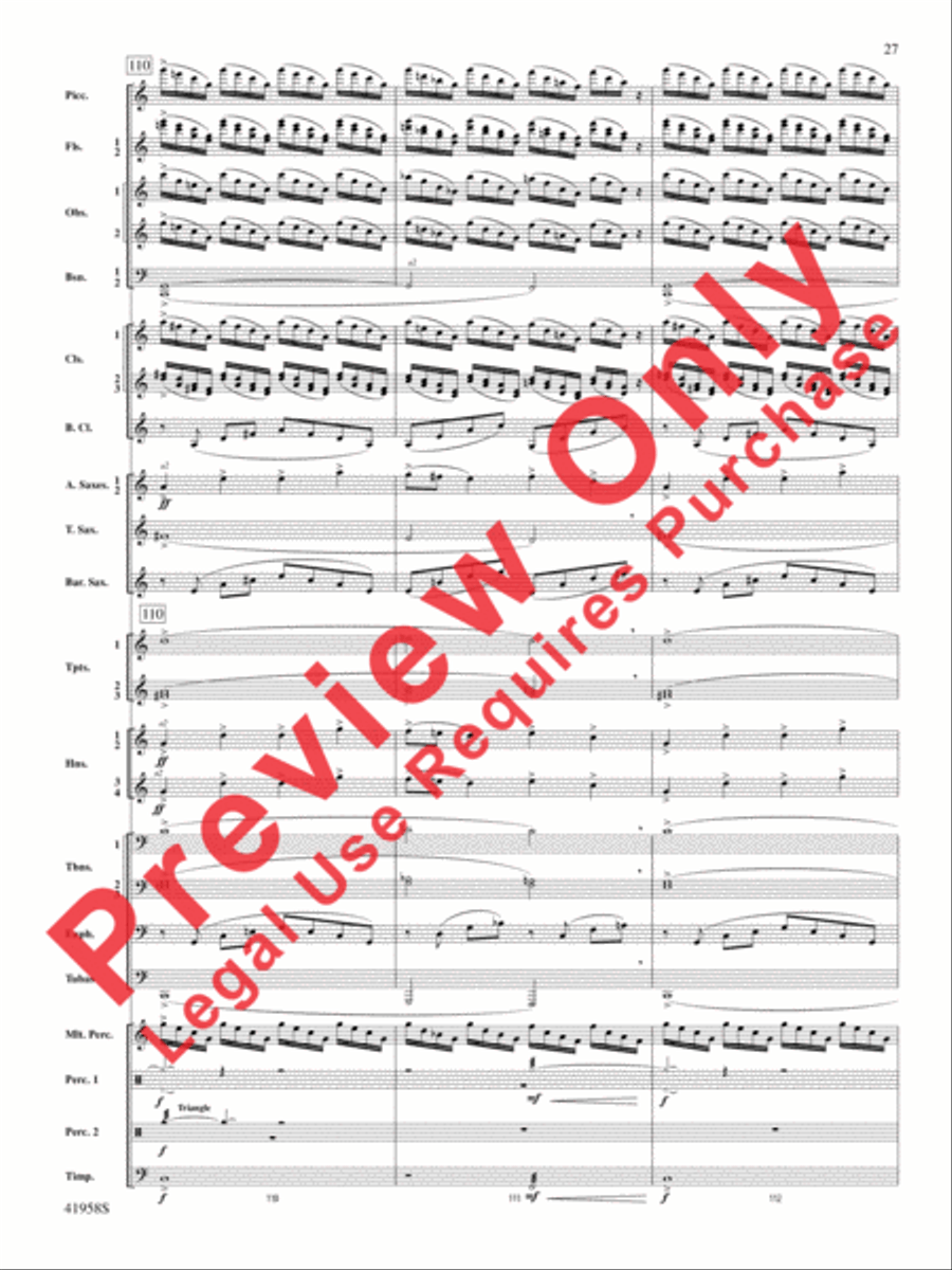 God's Country Concert Band scores gallery preview page 47