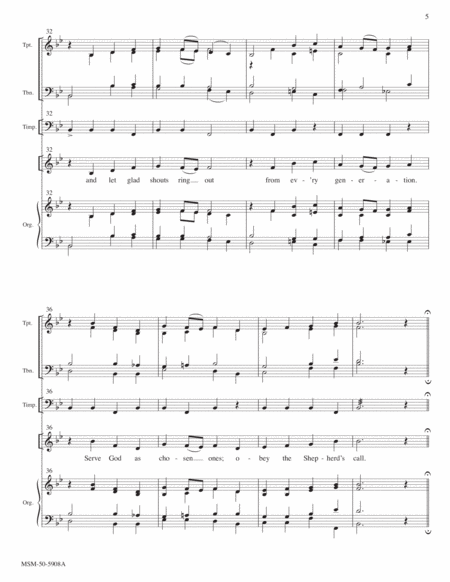 Come with a Thankful Heart (Downloadable Full Score)