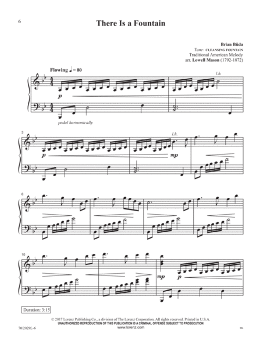 Wounded for Me Piano Solo scores gallery preview page 3