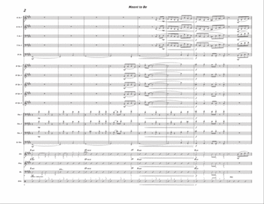 Meant to Be Meant to Be Jazz Ensemble scores gallery preview page 3