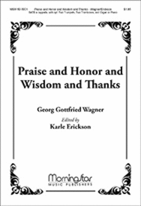 Praise and Honor and Wisdom and Thanks (Choral Score)