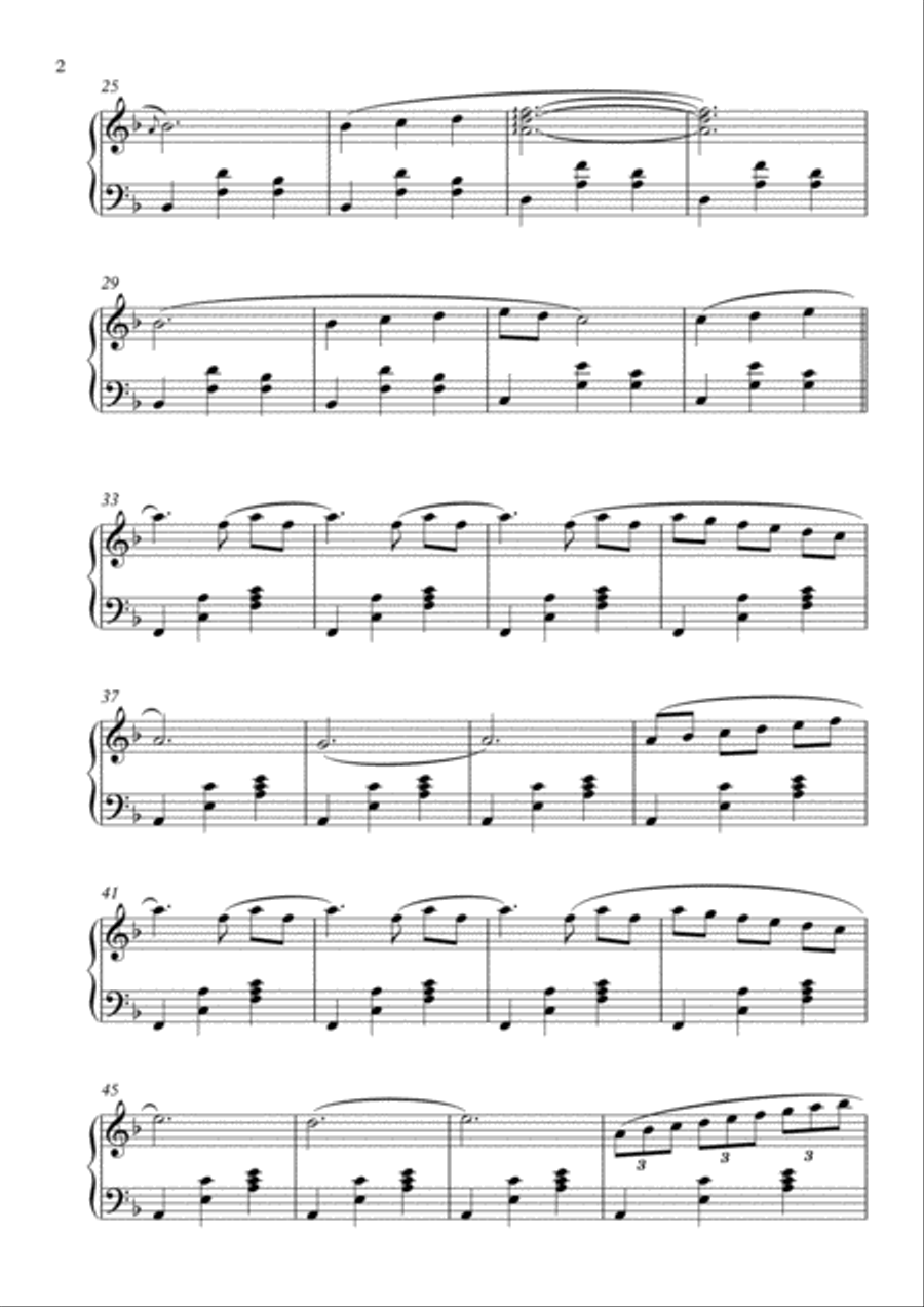 This Beautiful Shadow (harp or piano) Harp scores gallery preview page 2