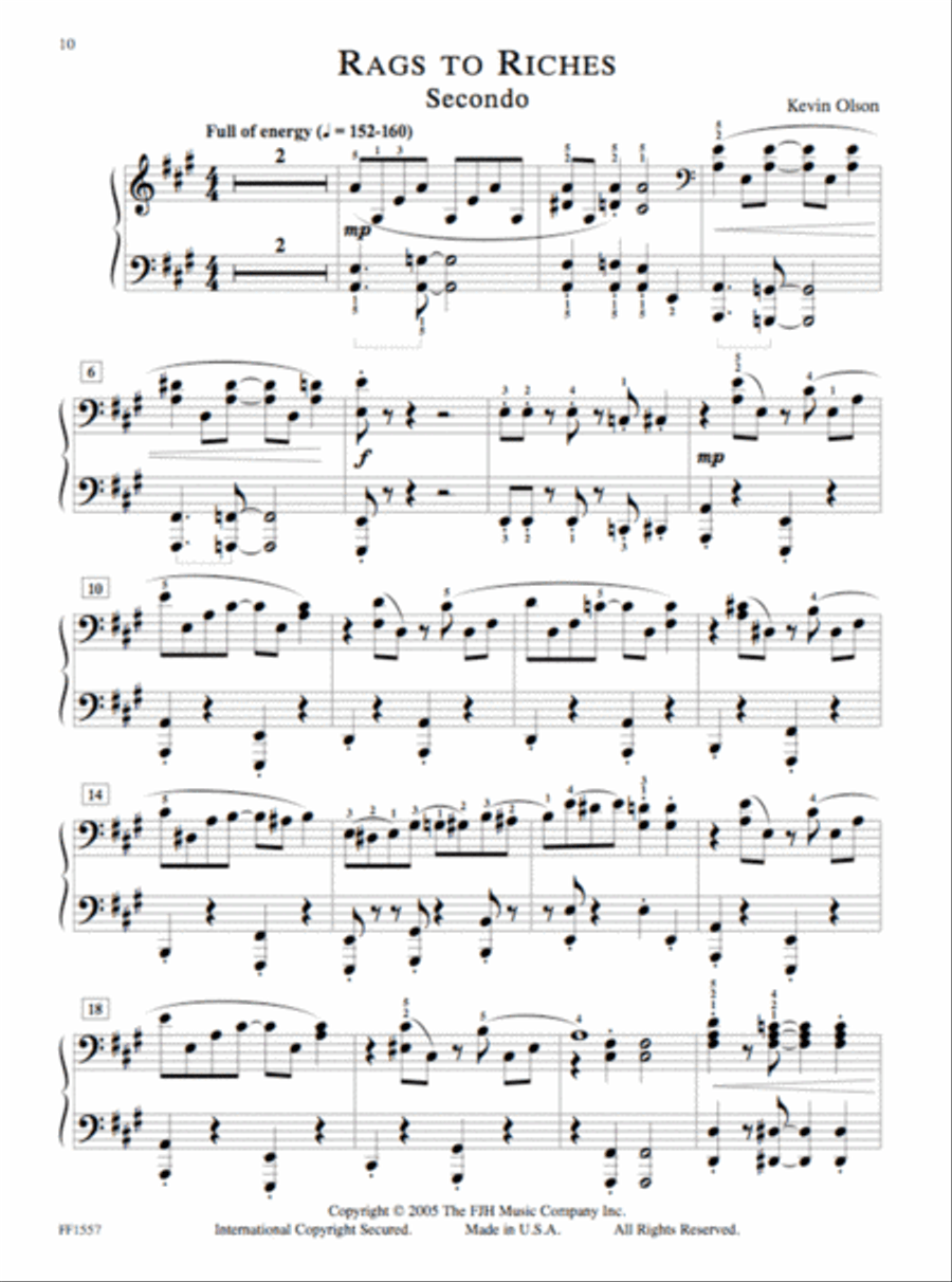 In Recital! Throughout the Year (with Performance Strategies) Volume Two, Book 6 (NFMC) Piano Method scores gallery preview page 2