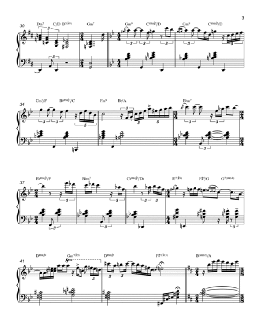 Jack's Theme Jack's Theme Piano Solo scores gallery preview page 3