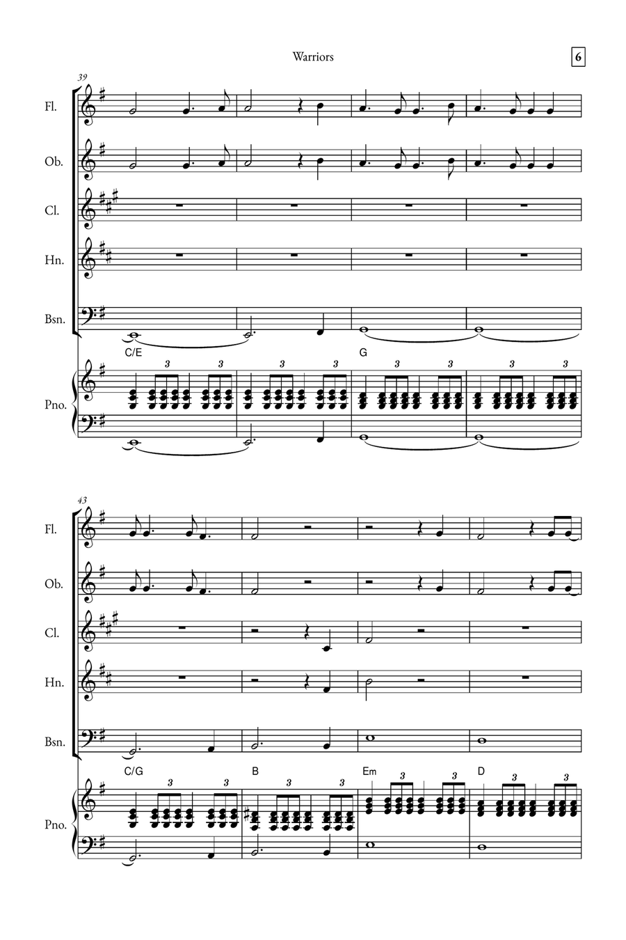 Warriors Small Ensemble scores gallery preview page 6