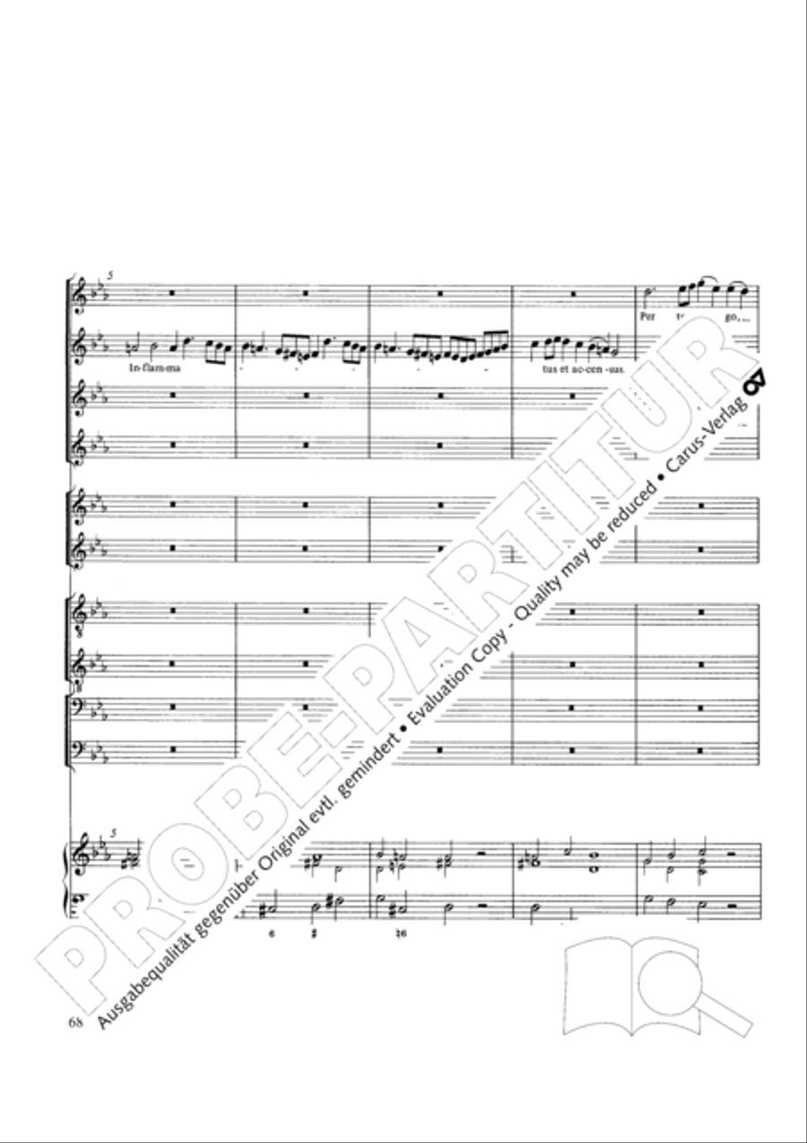 Stabat mater Choir scores gallery preview page 68