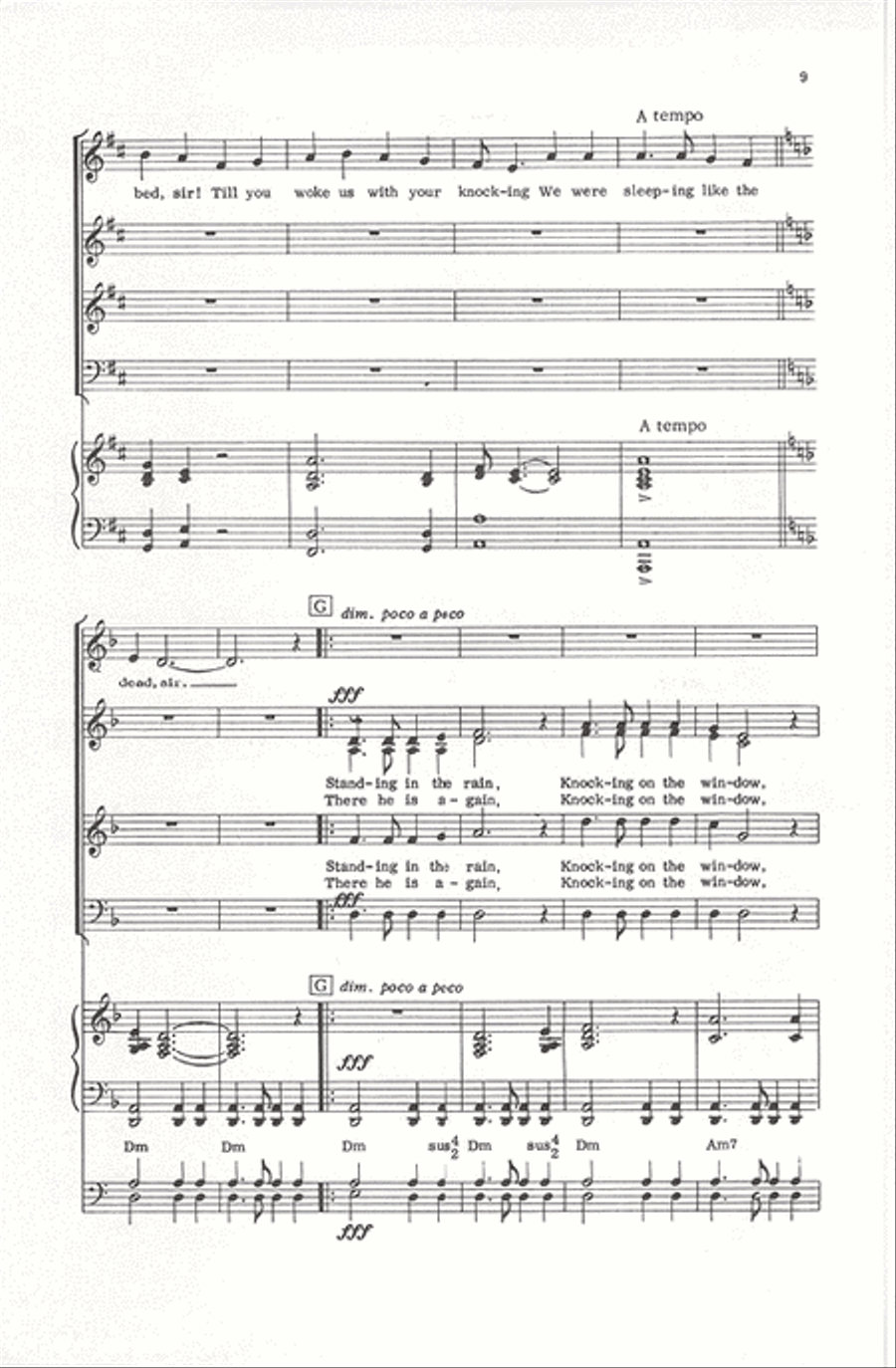 Standing in the Rain Divisi scores gallery preview page 8