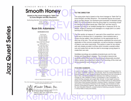 Smooth Honey (based on the chord changes to 'Satin Doll' by Duke Ellington and Billy Strayhorn) image number null