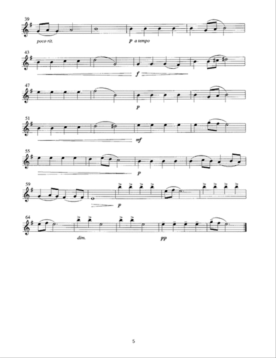 Solo Pieces for the Beginning Saxophonist Saxophone scores gallery preview page 5