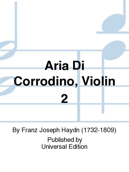 Aria Di Corrodino, Violin 2