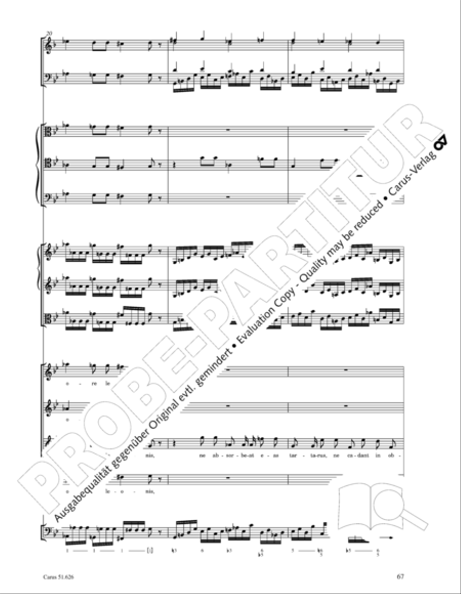 Missa longa in C major (Missa longa in C) 4-Part scores gallery preview page 79