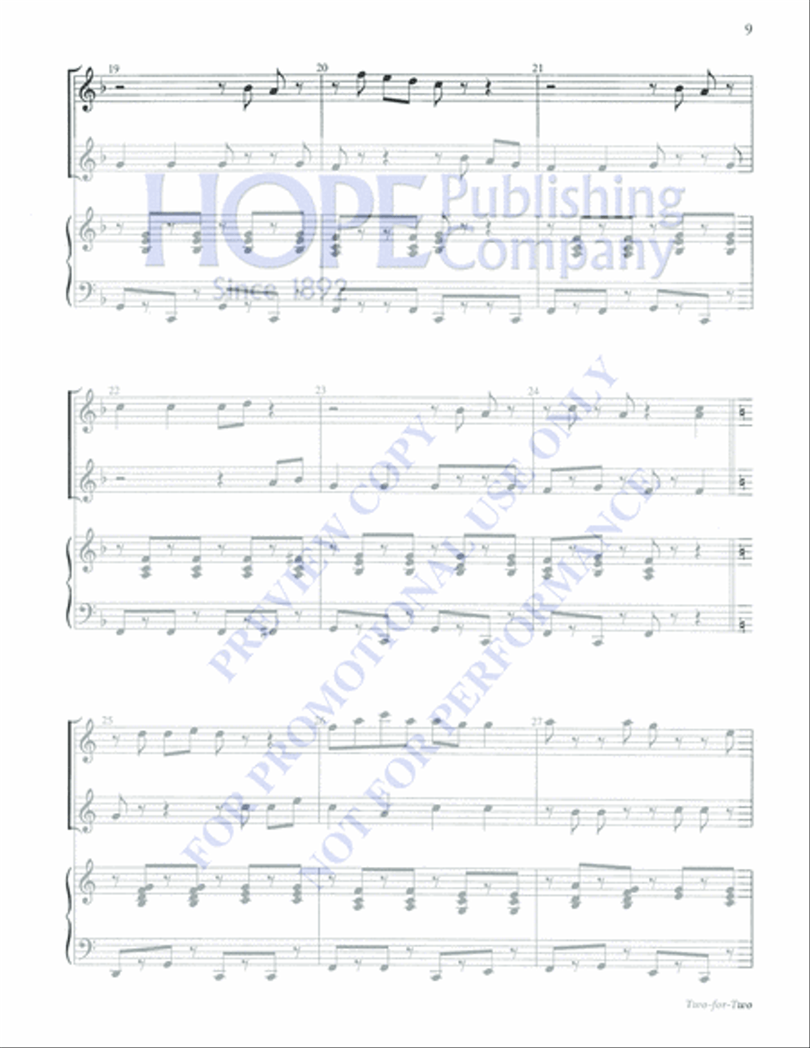 Two-For-Two Percussion scores gallery preview page 17