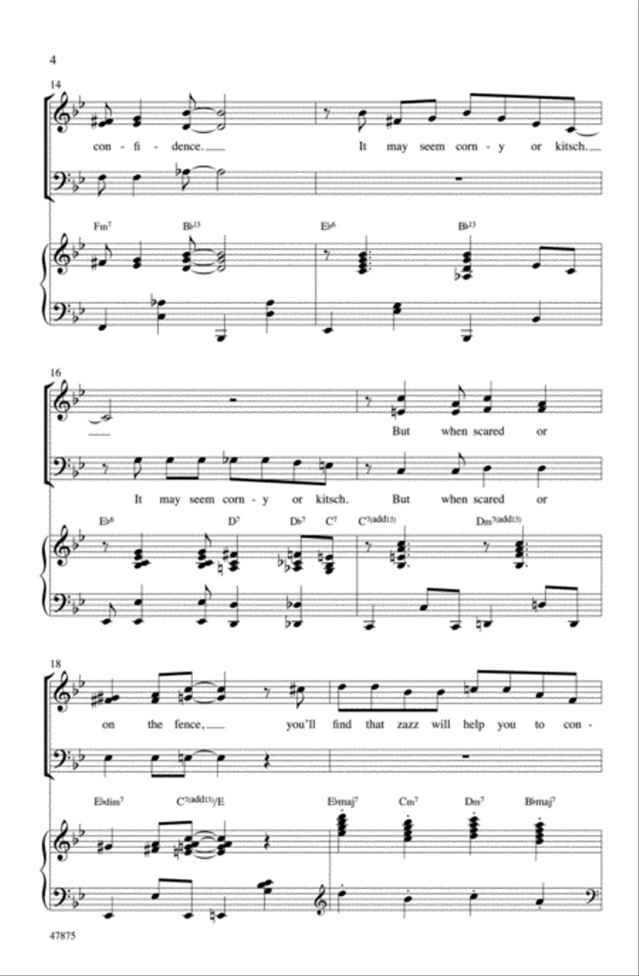 Zazz Zazz Choir scores gallery preview page 3