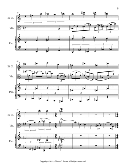 Suite for Clarinet, Viola and Piano image number null