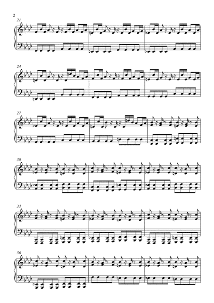 Rapid Fire Rapid Fire Piano Solo scores gallery preview page 2
