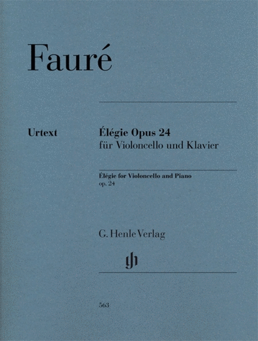 Faure - Elegie Op 24 Cello & Piano