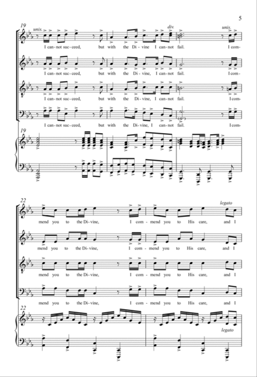 Words of Lincoln 4-Part scores gallery preview page 4