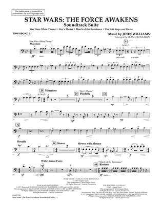 Star Wars: The Force Awakens Soundtrack Suite - Trombone 2