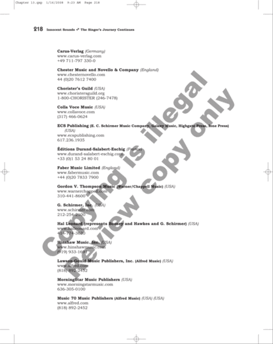 Innocent Sounds: Book 2 The Singer's Journey Continues Voice scores gallery preview page 29