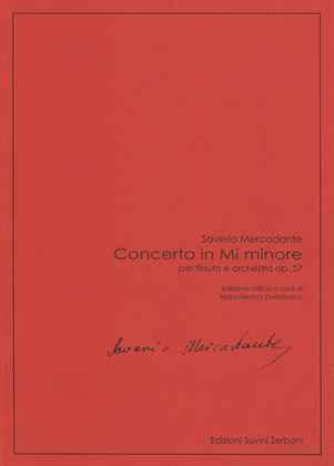 Book cover for Concerto in Mi minore Op.57