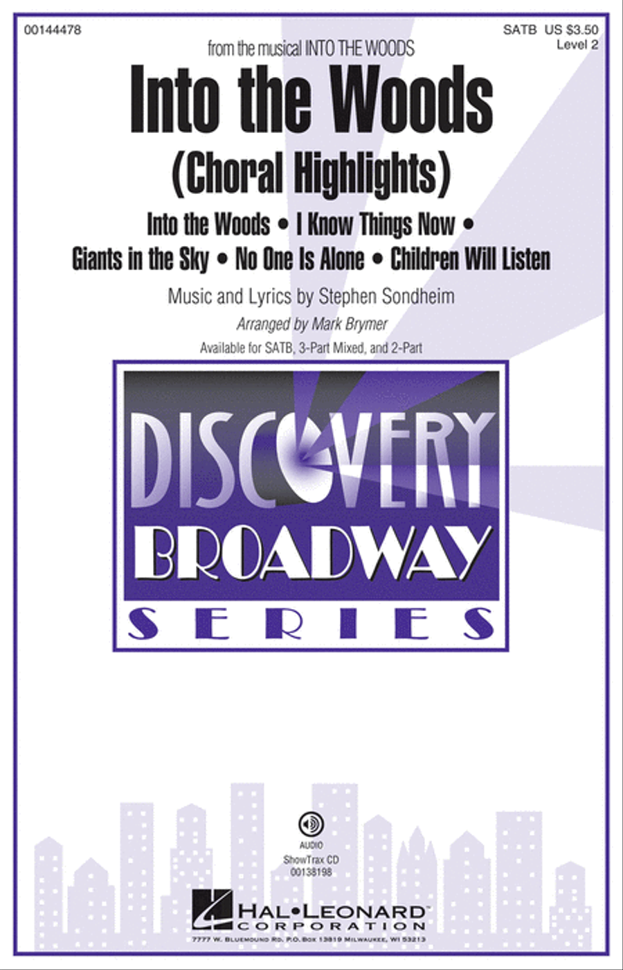 Into the Woods 4-Part scores gallery preview page 1