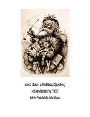 Book cover for Santa Claus - A Christmas Symphony for Flute Trio
