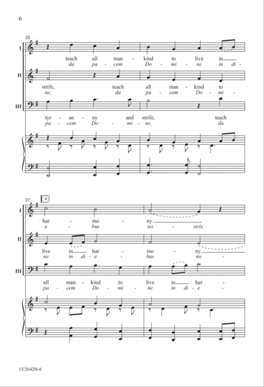Bring Us Peace Bring Us Peace 3-Part scores gallery preview page 7