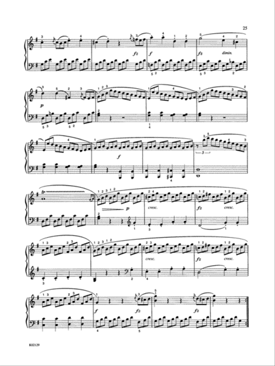 Clementi: Six Sonatinas, Op. 36, No. 5 Piano Solo scores gallery preview page 4