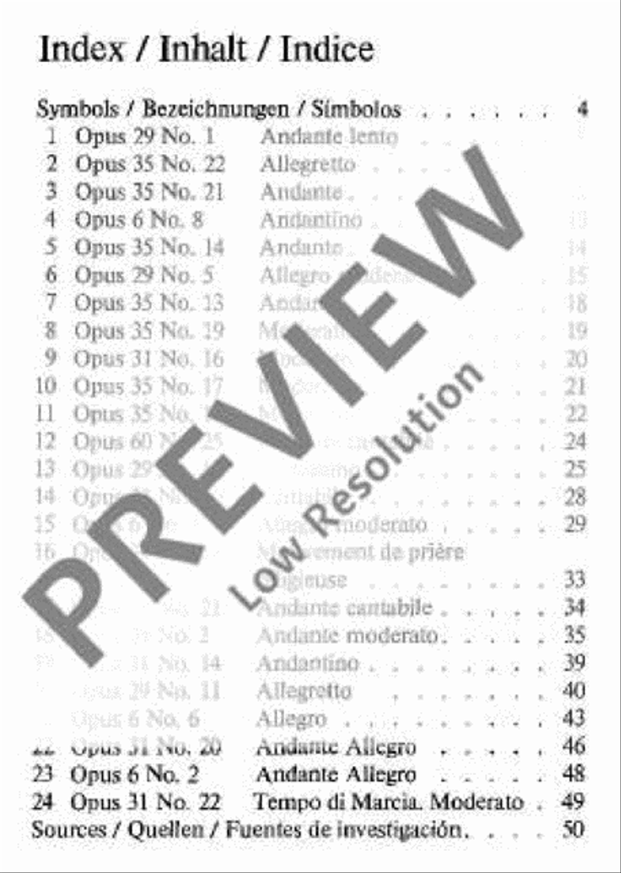 24 Selected Studies Classical Guitar scores gallery preview page 4
