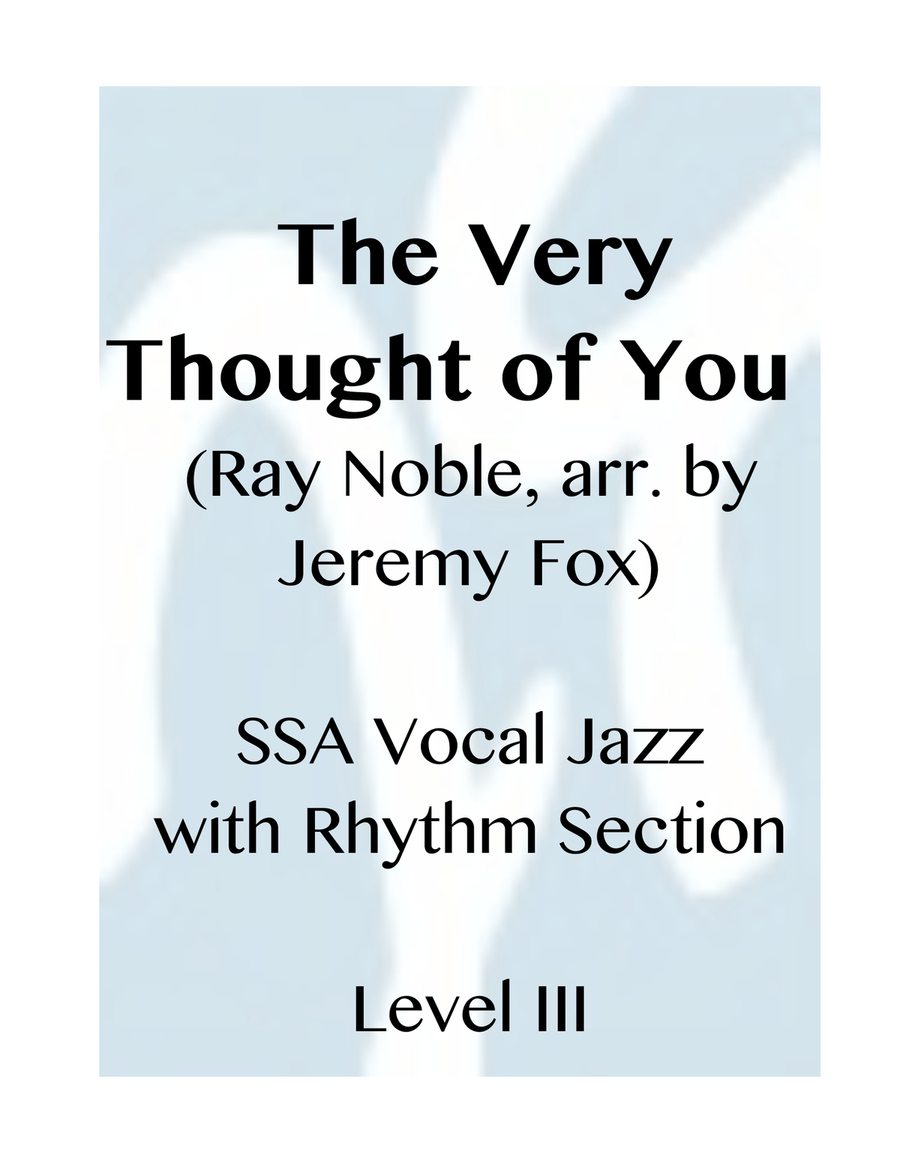 The Very Thought Of You SSA scores gallery preview page 1