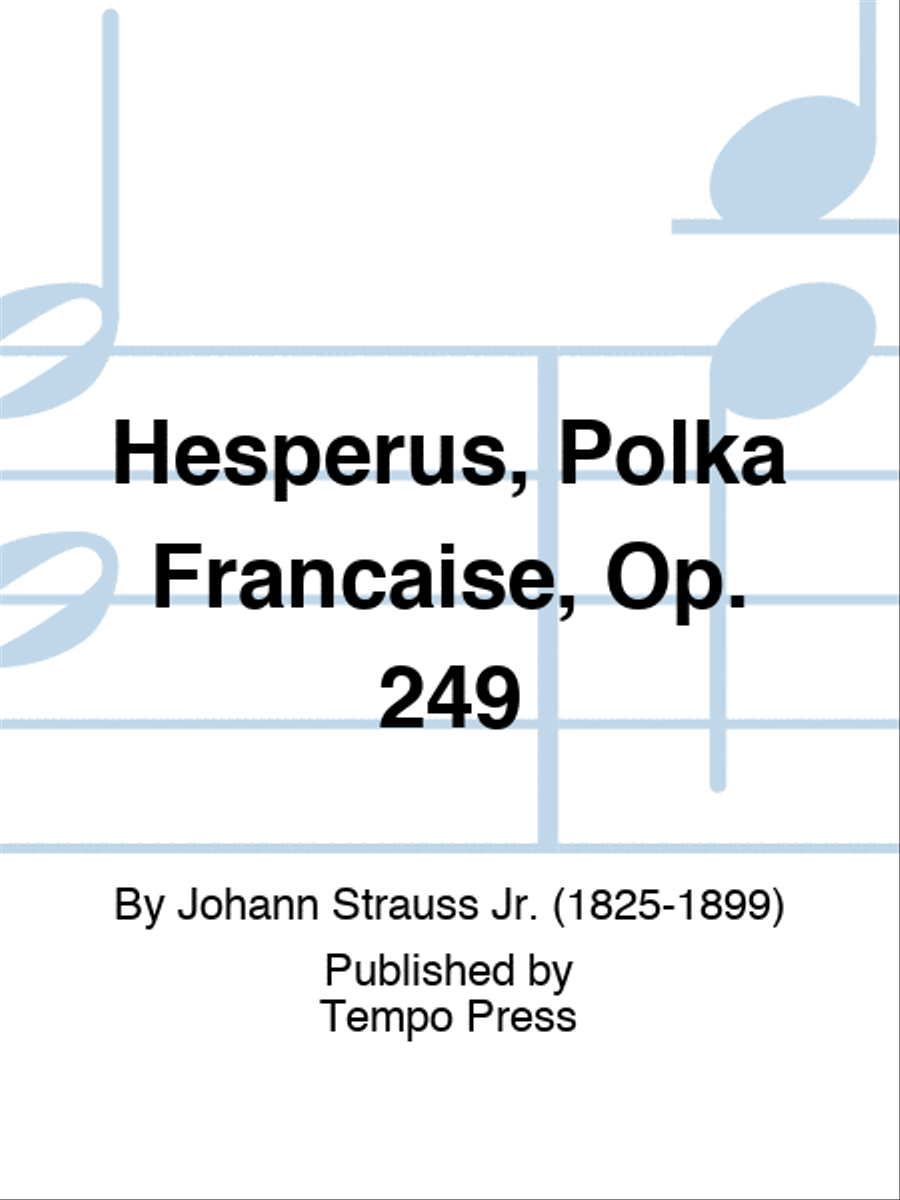Hesperus, Polka Francaise, Op. 249 Piano scores gallery preview page 1