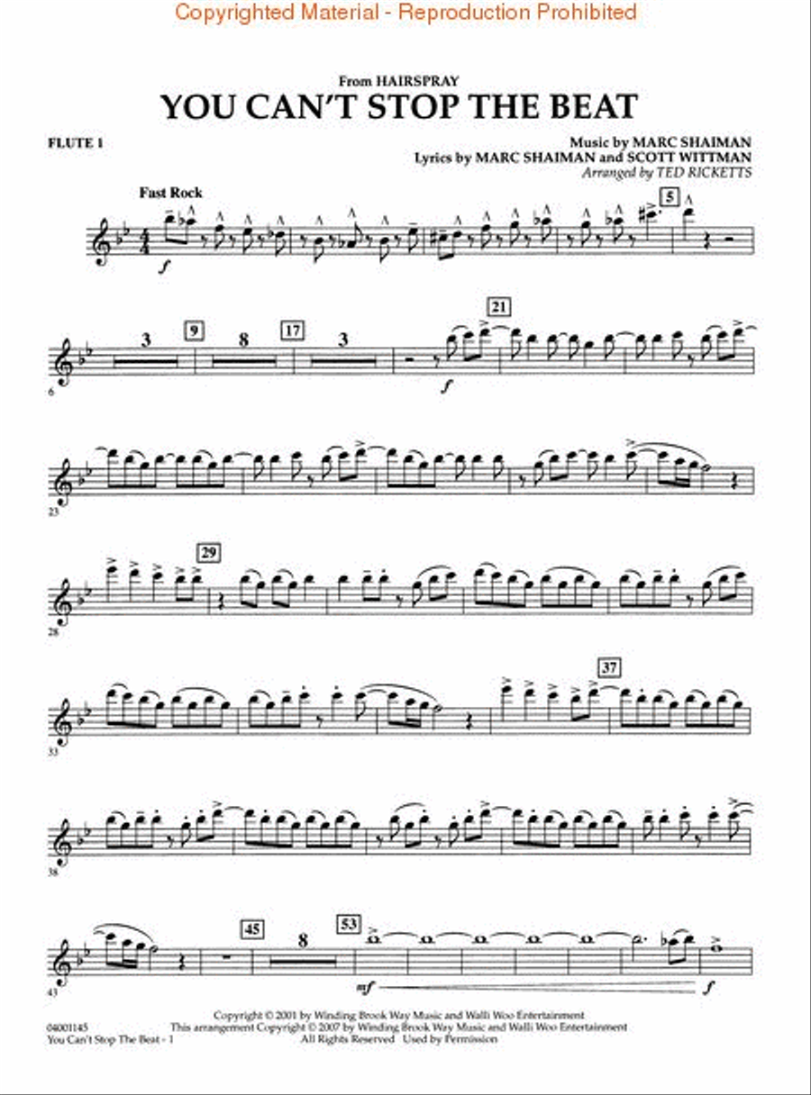 You Can't Stop the Beat (from Hairspray) Concert Band scores gallery preview page 4