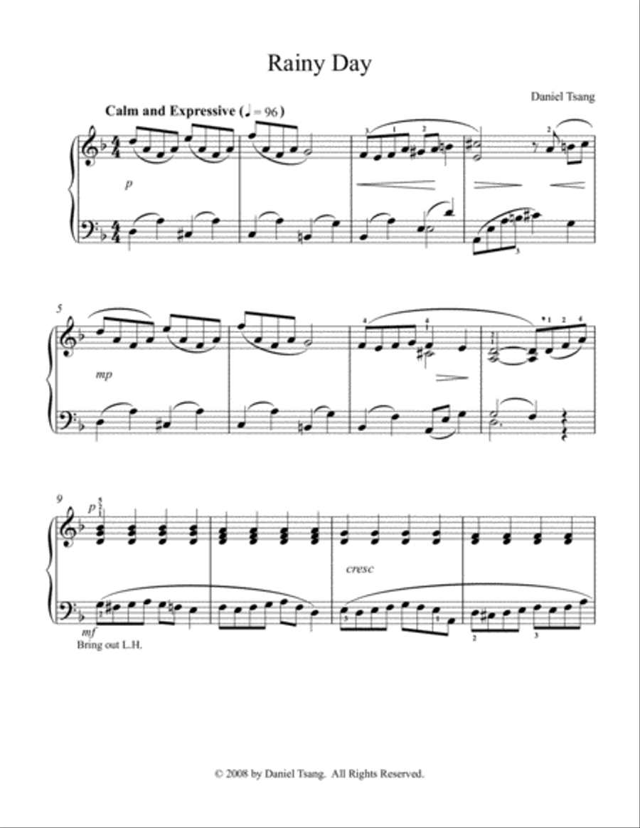 Rainy Day Piano Method scores gallery preview page 1