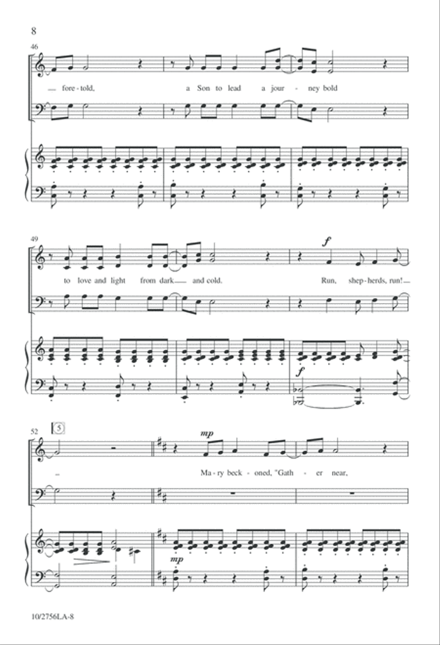 Run, Shepherds, Run 3-Part scores gallery preview page 8