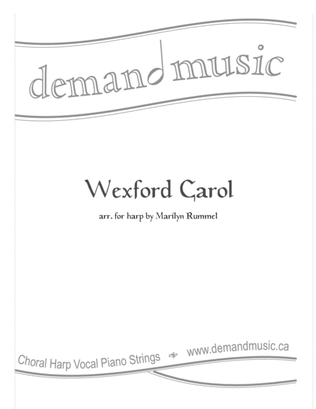 Book cover for Wexford Carol - Harp (lever or pedal) solo
