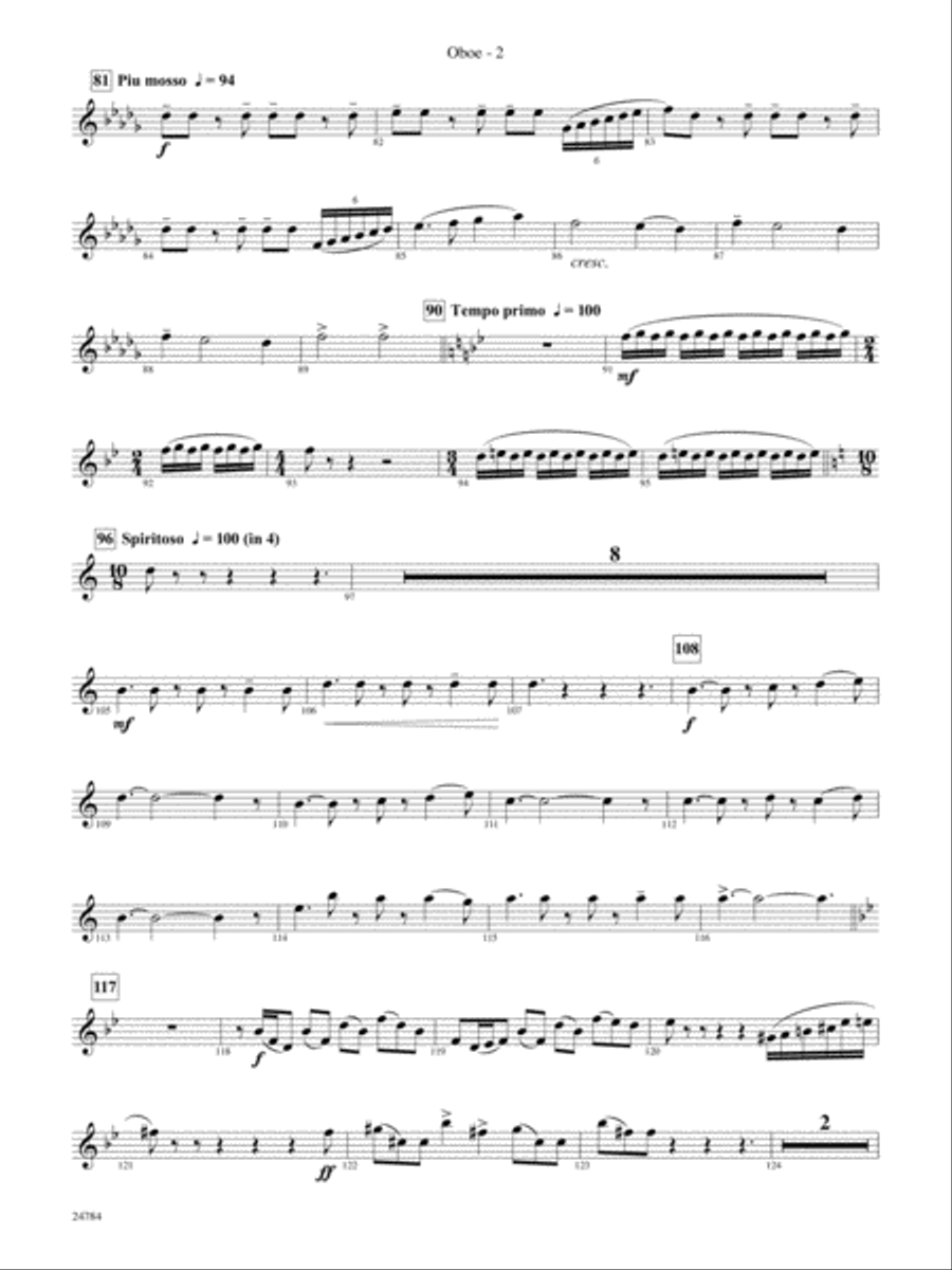 Heritage: Oboe Concert Band scores gallery preview page 2